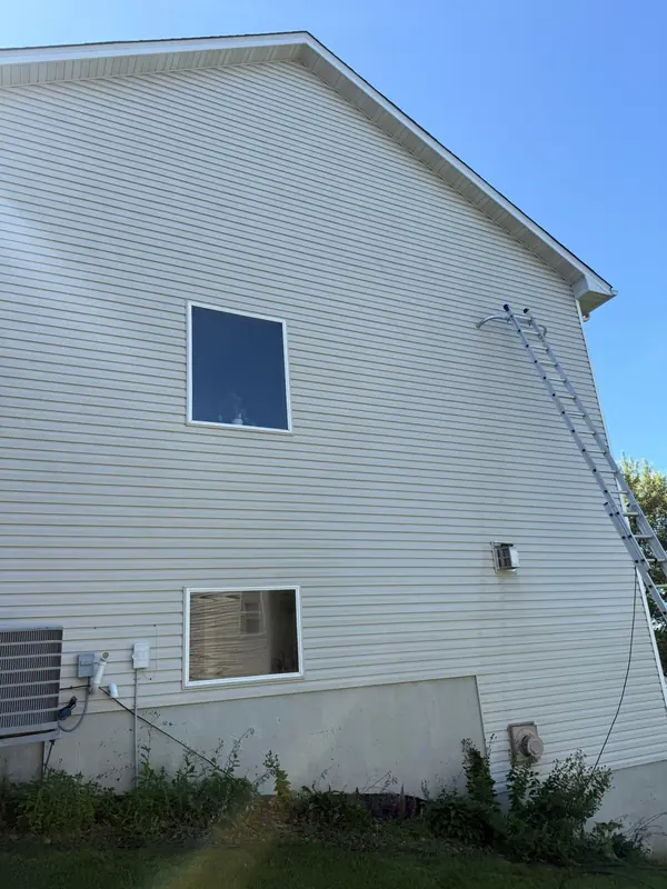 House siding, after cleaning